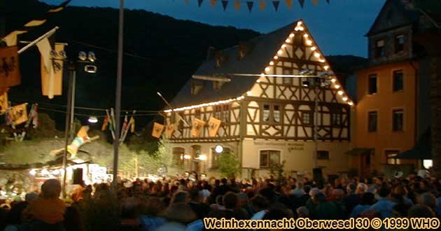 Weinhexennacht in Oberwesel am Rhein