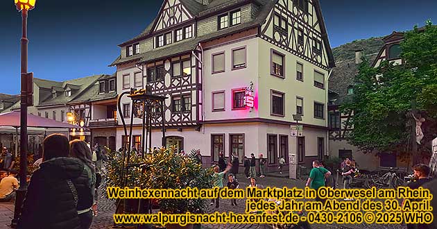 Weinhexennacht in Oberwesel am Rhein