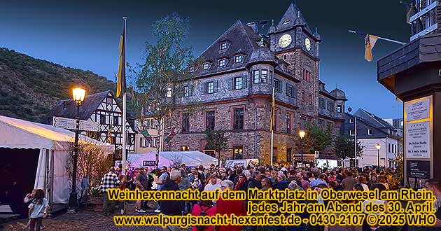 Weinhexennacht in Oberwesel am Rhein