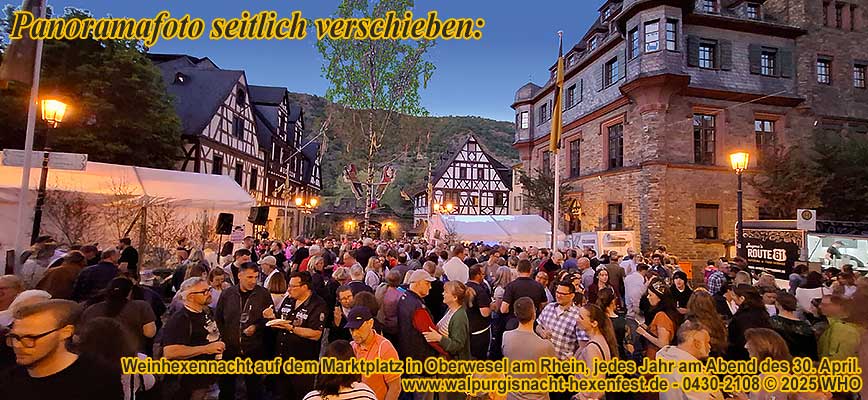 Weinhexennacht in Oberwesel am Rhein