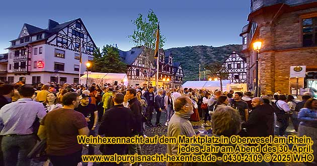 Weinhexennacht in Oberwesel am Rhein