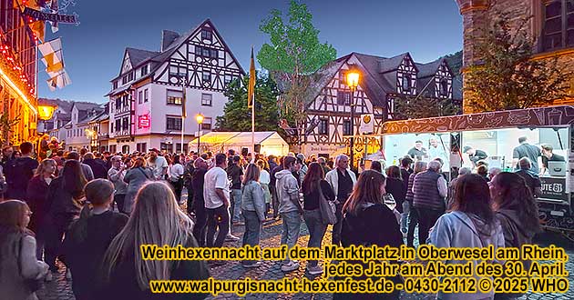 Weinhexennacht in Oberwesel am Rhein
